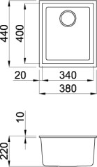 Quadra 100 Line Drawing