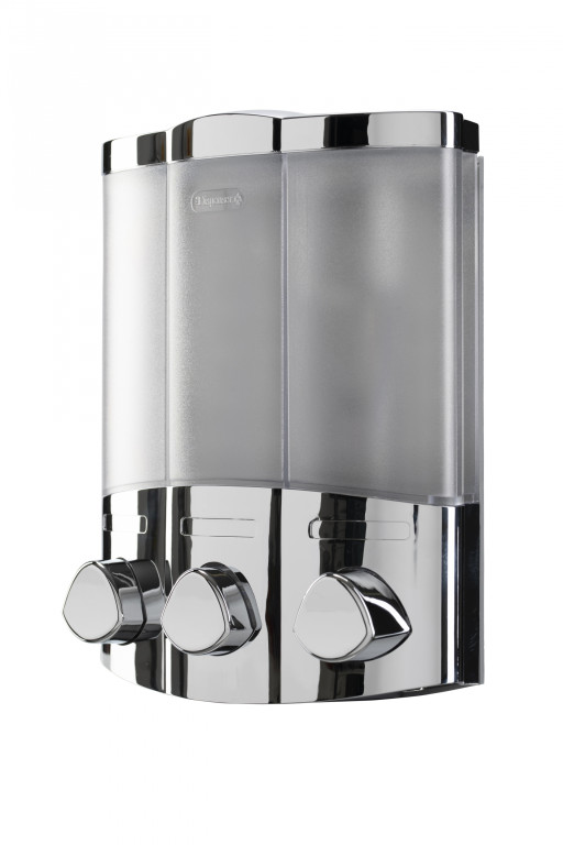 PA661041 Triple Euro Dispenser Chrome-angle