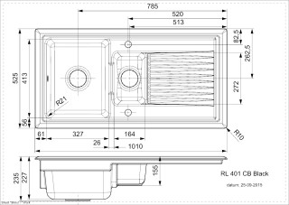 RL401CB 17 Line Drawing