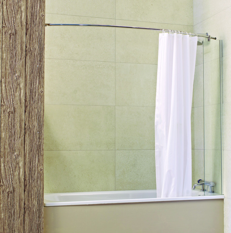 Lumin8 Mini Bath Screen Curtain Rail